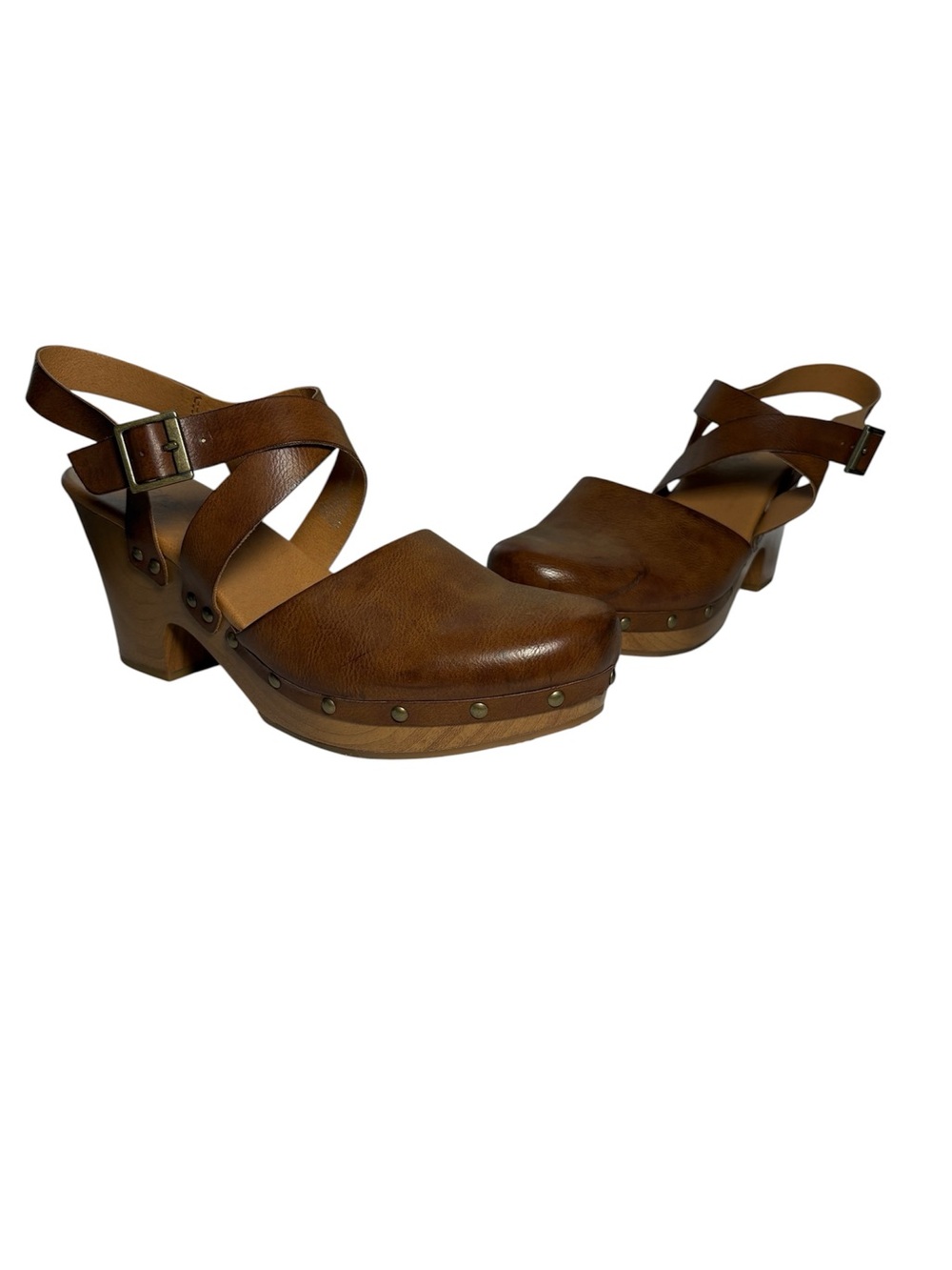 Korks Abloom Strappy Clog Platform Slingback Pump Size 12